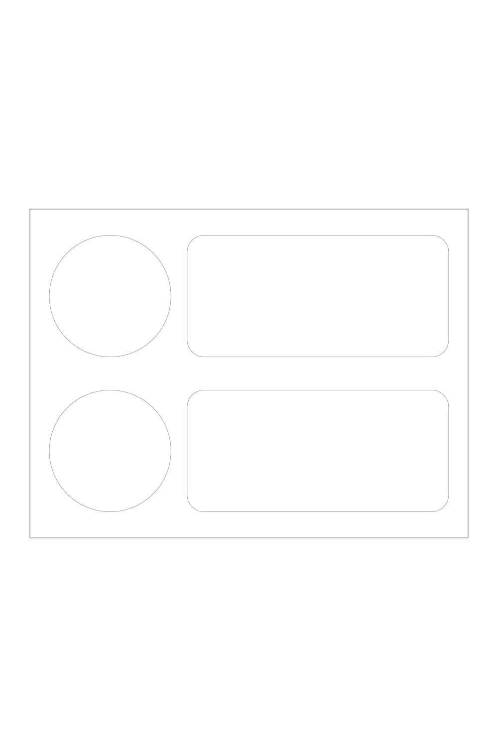 4x6 Matte Sticker Sheet — blank product