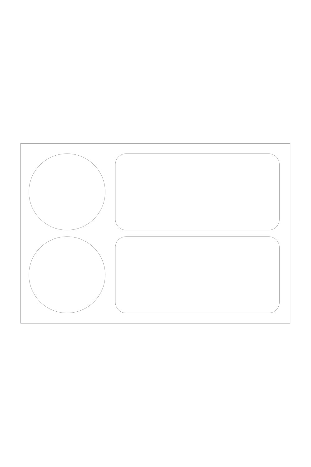 6x8 Matte Sticker Sheet — blank product