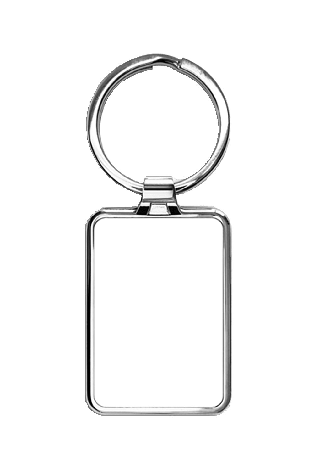 Rectangle Keychain — blank product
