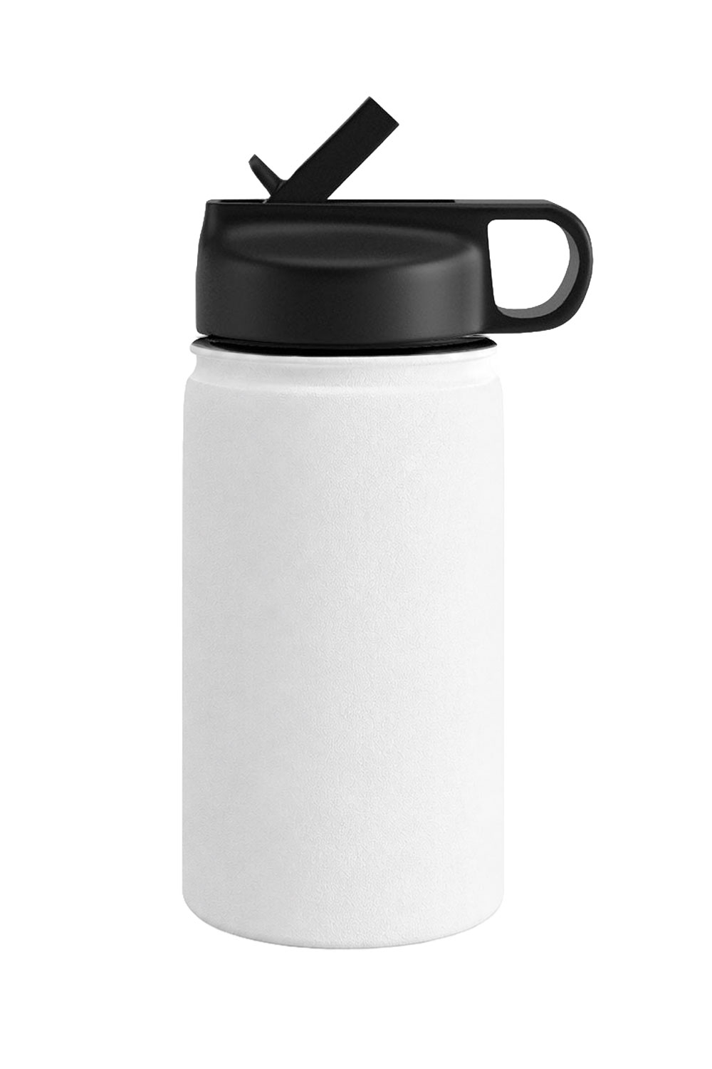 12oz Water Bottle - Straw Lid — blank product
