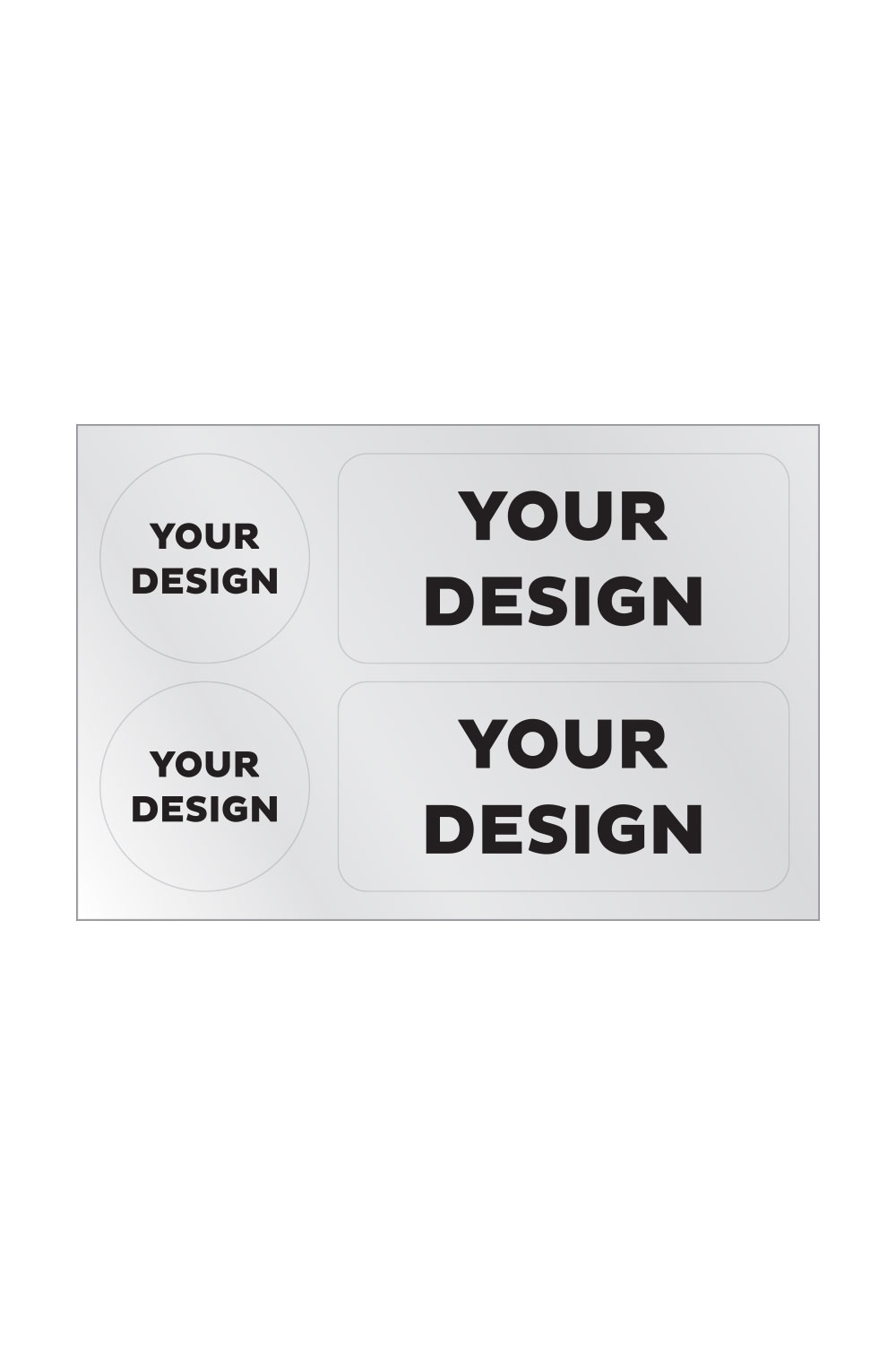 4x6 Transparent Sticker Sheet