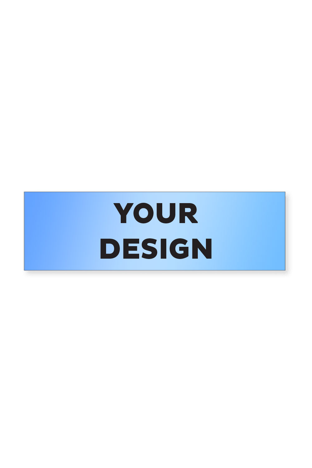 Small Clear Bumper Sticker