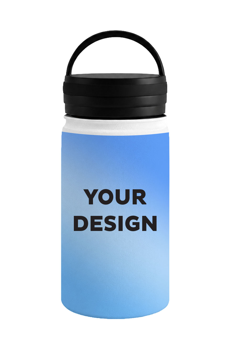 12oz Water Bottle - Handle Lid